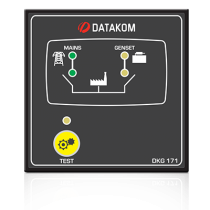 Автоматическое переключение сети (Сух.конт.на запуск генератора) Datakom DKG-171