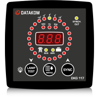 Синхроскоп и реле включения синхронизации Datakom DKG-117 96*96