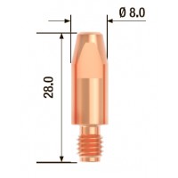 FUBAG Контактный наконечник M6х28 мм ECU D=1.2 мм (25 шт.)